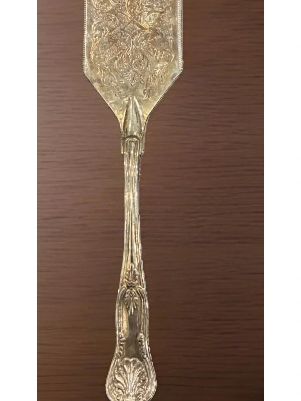 Decorative Gold Cake Server - Gold